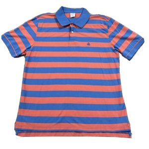 Brooks Brothers Performance Polo Size XL Pink/blue